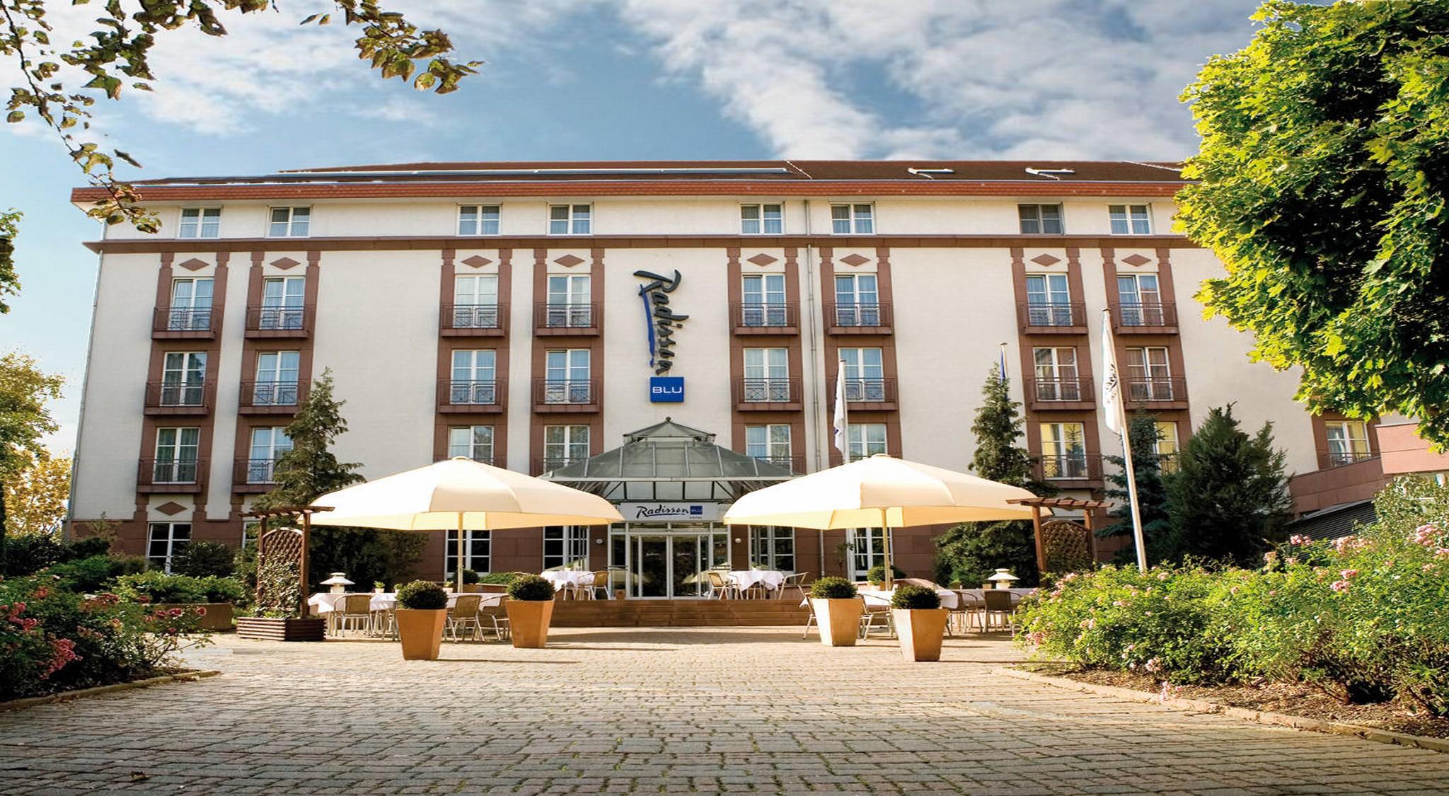Radisson Blu Hotel Halle-Merseburgo Exterior foto
